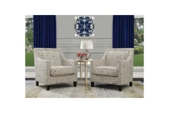 Mor Furniture Emery Accent Chair In French Script