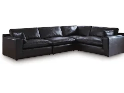 Mor Furniture Emillia 5 Piece Sectional In Caramel