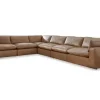 Mor Furniture Emillia 6 Piece Sectional In Caramel