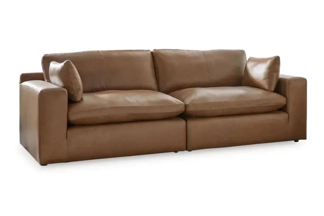 Mor Furniture Emillia Loveseat In Caramel