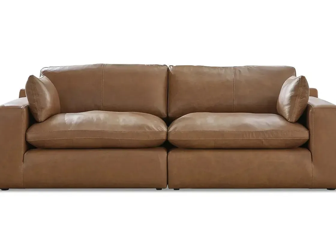Mor Furniture Emillia Loveseat In Caramel