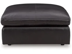 Mor Furniture Emillia Oversized Ottoman In Caramel Leather