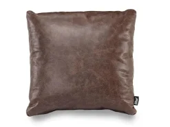 Mor Furniture Emmy Accent Pillow In Brown Leather