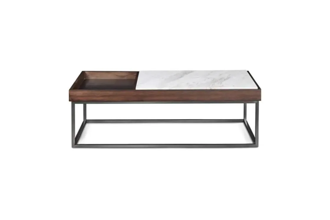 Mor Furniture Ennis Coffee Table In Brown Sable