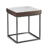 Mor Furniture Ennis End Table In Brown Sable