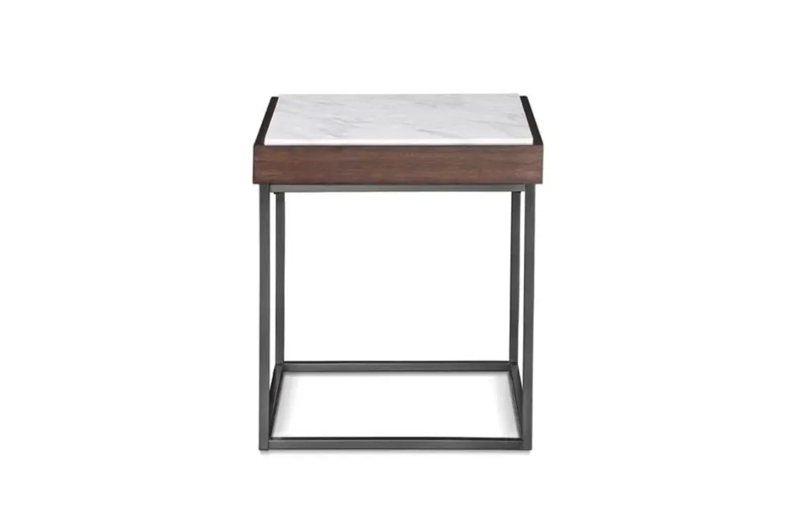 Mor Furniture Ennis End Table In Brown Sable