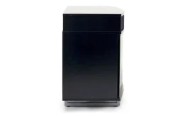 Mor Furniture Enterprise Console W/ Fireplace Insert In Black, 72 Inch