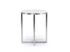 Mor Furniture Esme End Table In Snowfall