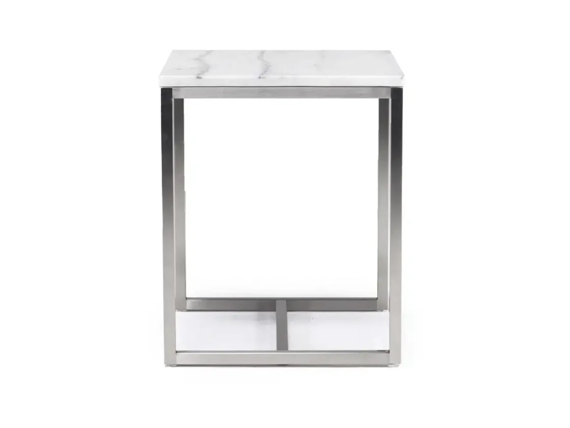 Mor Furniture Esme End Table In Snowfall