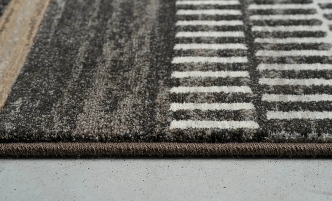 Mor Furniture Essentials Haven Rug In Brown, 5’ X 7’