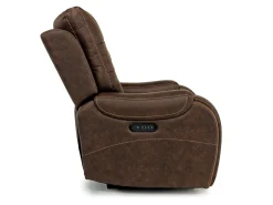 Mor Furniture Estilo 2 Power Recliner In Canyon Walnut