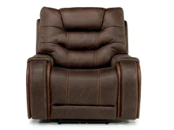 Mor Furniture Estilo 2 Power Recliner In Canyon Walnut