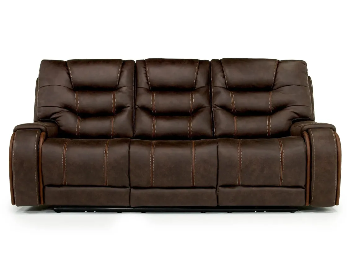 Mor Furniture Estilo 2 Power Sofa In Canyon Gray