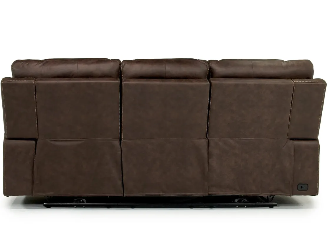 Mor Furniture Estilo 2 Power Sofa In Canyon Gray
