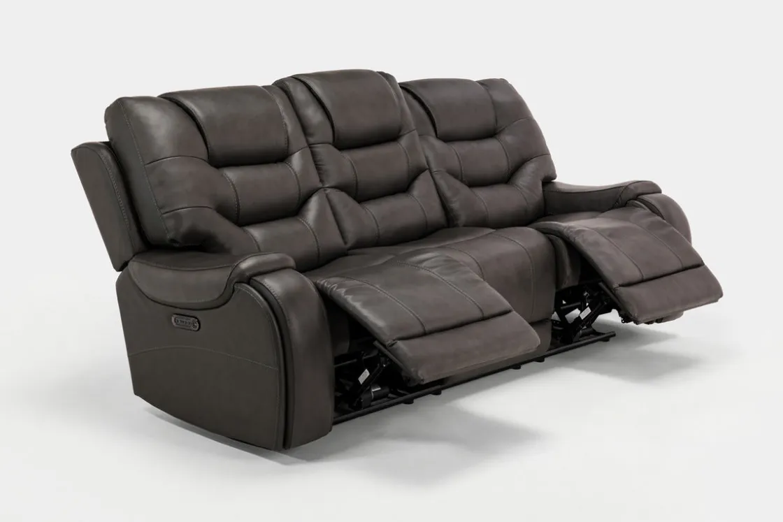 Mor Furniture Estilo 2 Power Sofa In Canyon Gray