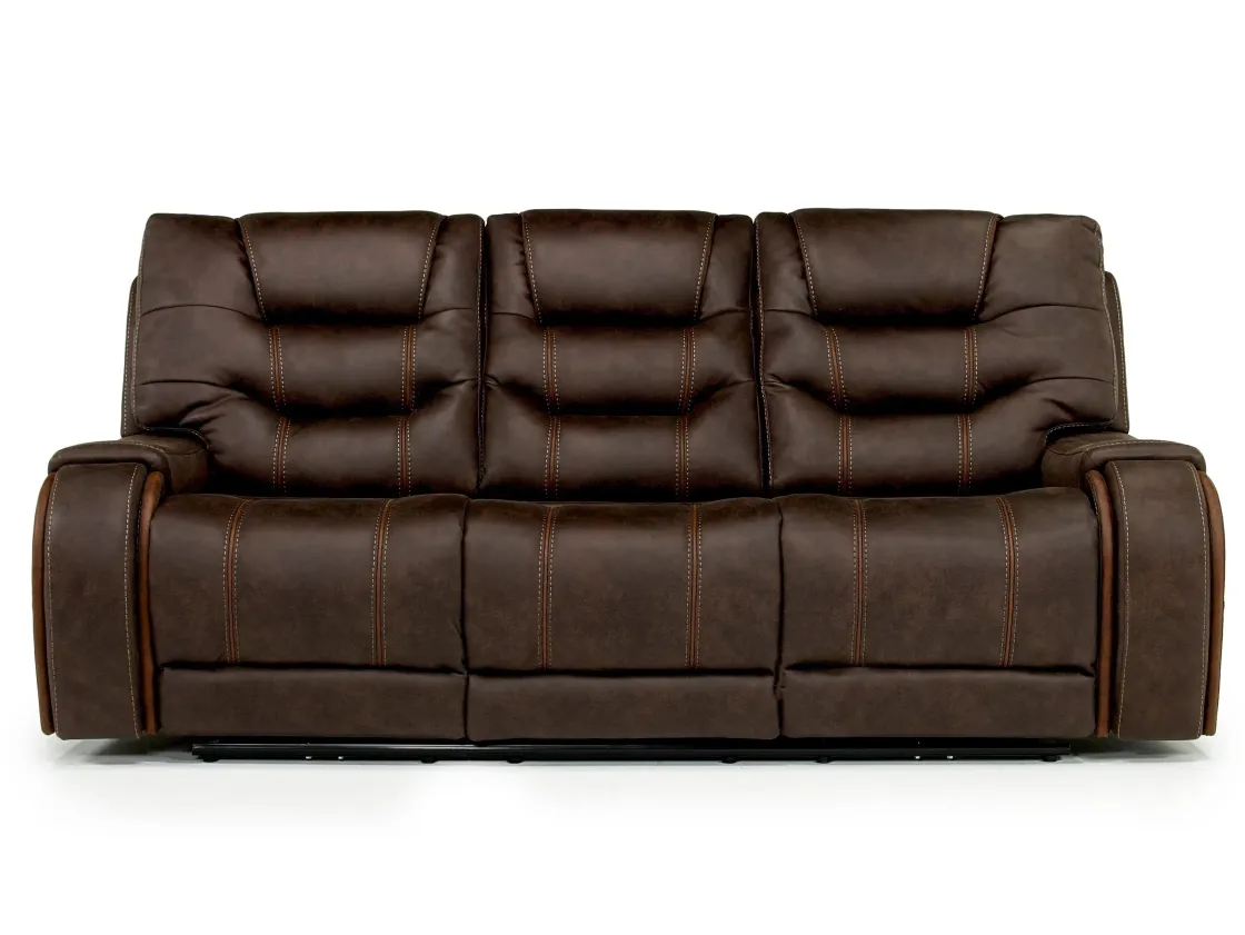 Mor Furniture Estilo 2 Power Sofa In Canyon Gray