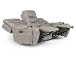 Mor Furniture Estilo 2 Power Sofa In Canyon Gray