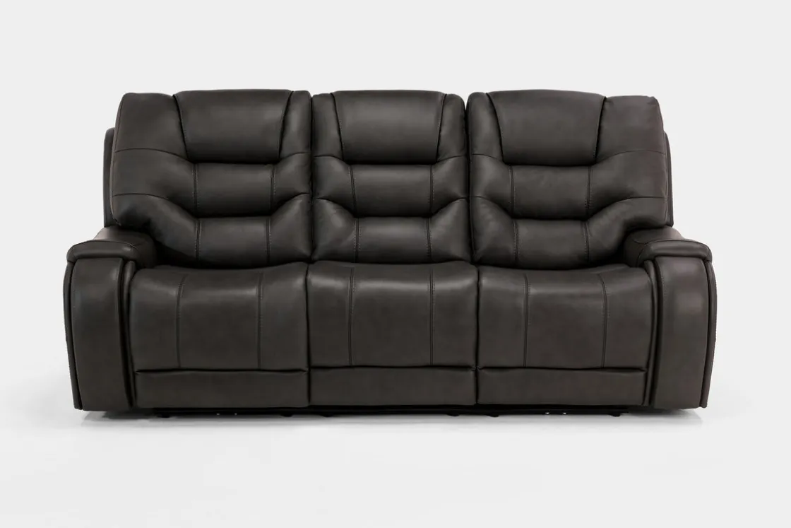 Mor Furniture Estilo 2 Power Sofa In Canyon Gray