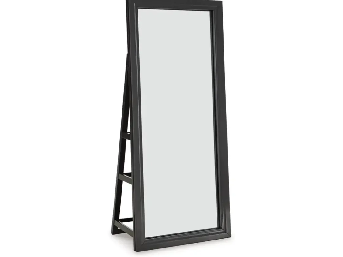 Mor Furniture Evesen Accent Mirror In Black