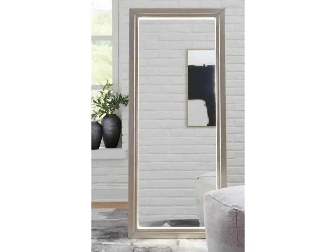 Mor Furniture Evesen Accent Mirror In Black