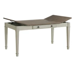 Mor Furniture Farmington Dining Table In Medium Brown/Washed Stone