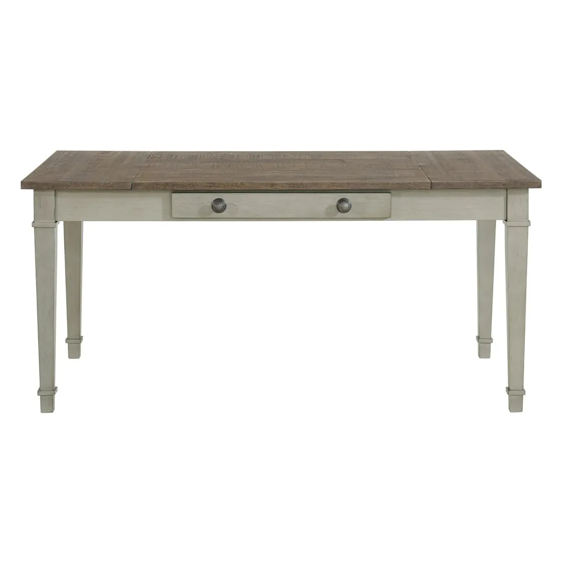 Mor Furniture Farmington Dining Table In Medium Brown/Washed Stone