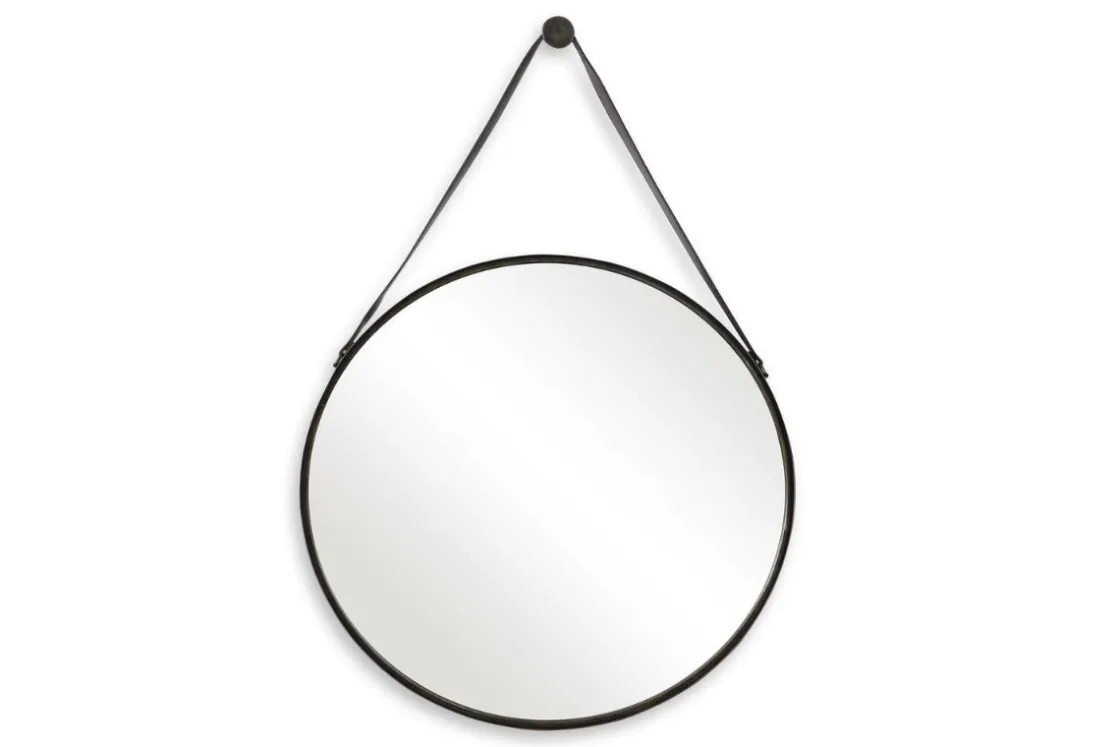 Mor Furniture Faux Accent Mirror In Black