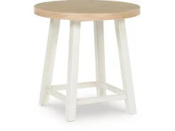 Mor Furniture Fawndell Coffee Table & 2 End Tables In Antique White/Brown