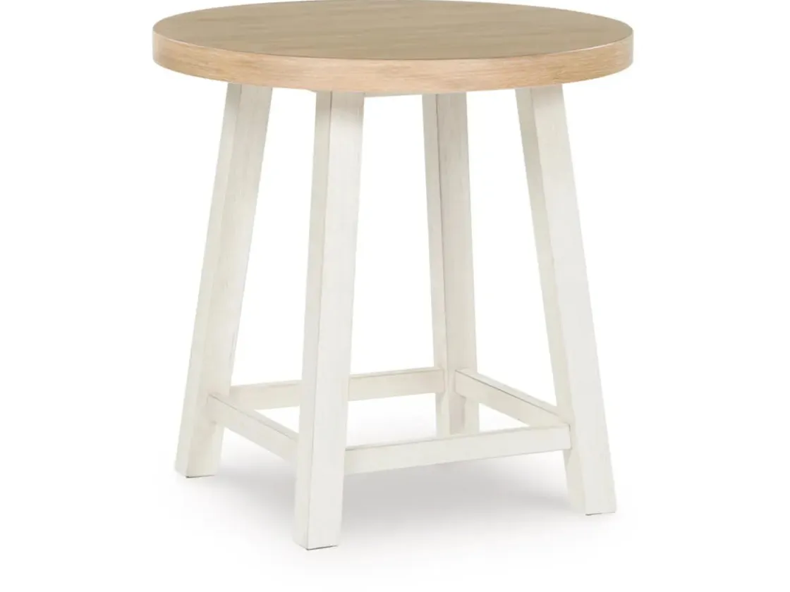 Mor Furniture Fawndell Coffee Table & 2 End Tables In Antique White/Brown