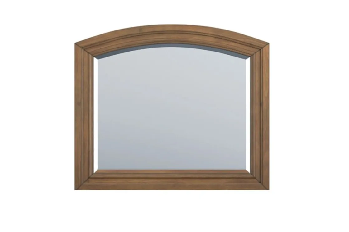 Mor Furniture Feddinger Mirror In Medium Brown