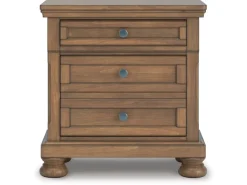 Mor Furniture Feddinger Nightstand In Medium Brown