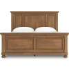 Mor Furniture Feddinger Panel Bed In Medium Brown, Queen