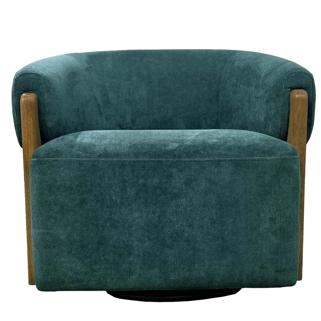Mor Furniture Finley Swivel Chair In Rust