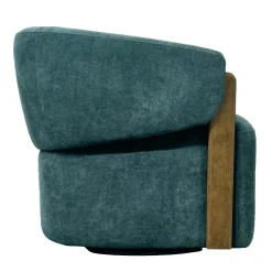 Mor Furniture Finley Swivel Chair In Rust