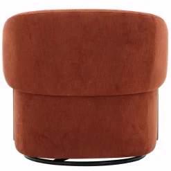 Mor Furniture Finley Swivel Chair In Rust