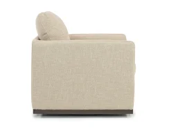 Mor Furniture Flax Swivel Chair In Coffee Leather