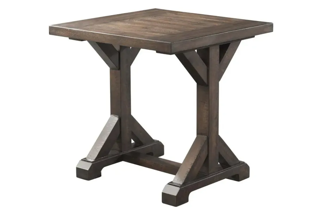 Mor Furniture Flynn End Table In Walnut