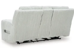 Mor Furniture Forest Lake 2 Power Console Loveseat In Alloy