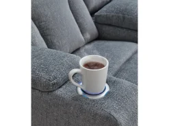 Mor Furniture Forest Lake 2 Power Console Loveseat In Alloy