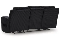 Mor Furniture Forest Lake 2 Power Sofa W/ Drop Down Table In Alloy