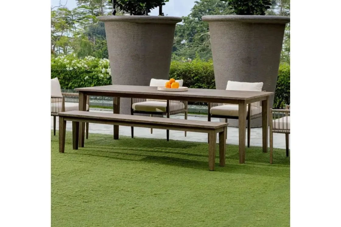 Mor Furniture Forsyth Outdoor Dining Table In Brown