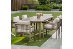 Mor Furniture Forsyth Outdoor Dining Table In Brown