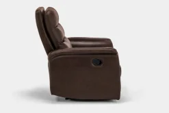 Mor Furniture Forte Recliner In Dark Brown