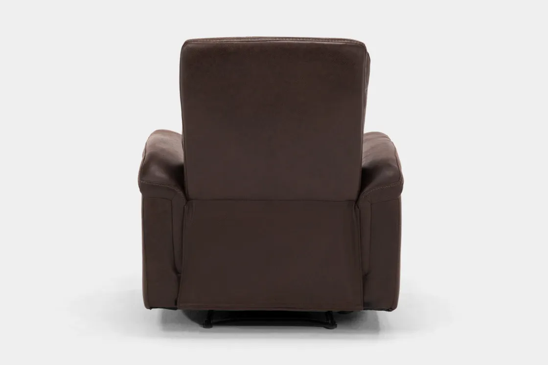 Mor Furniture Forte Recliner In Dark Brown