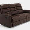 Mor Furniture Forte Reclining Sofa In Dark Brown