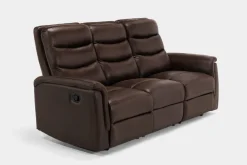 Mor Furniture Forte Reclining Sofa In Dark Brown