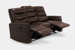 Mor Furniture Forte Reclining Sofa In Dark Brown
