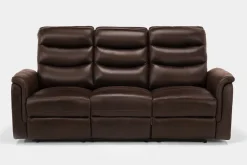 Mor Furniture Forte Reclining Sofa In Dark Brown