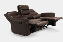 Mor Furniture Forte Reclining Sofa In Dark Brown