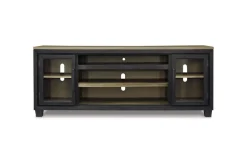 Mor Furniture Foyland Media Console In Black/Brown